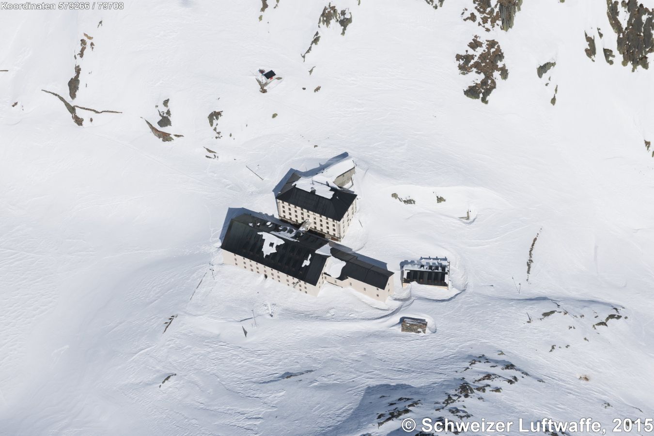 Hospiz-Gebäude Col du Grand Saint-Bernard (Position: 2'579'176.66, 1'079'733.14)
